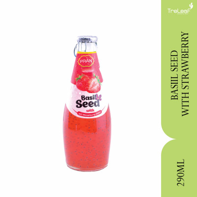 PRAN BASIL SEED DRINK STRAWBERRY 290ML